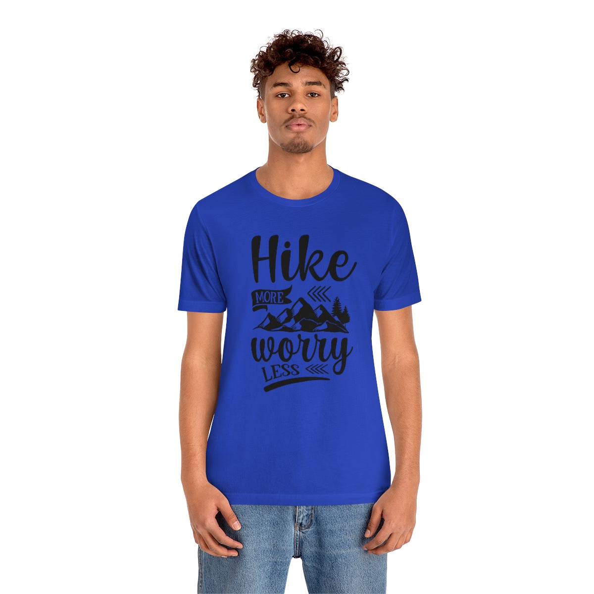 Hike More Worry Less Unisex Jersey Short Sleeve Tee