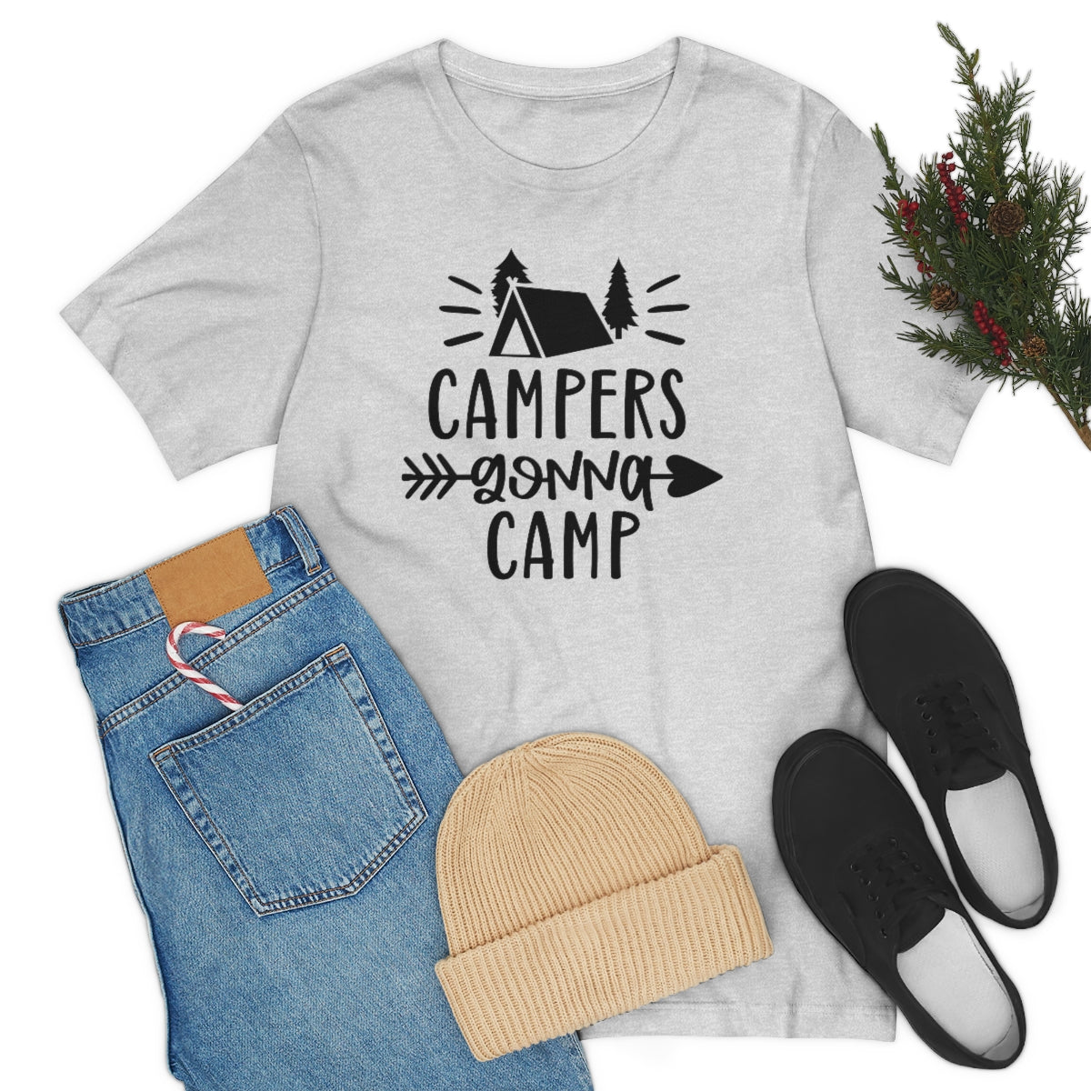 Campers Gonna Camp Unisex Jersey Short Sleeve Tee