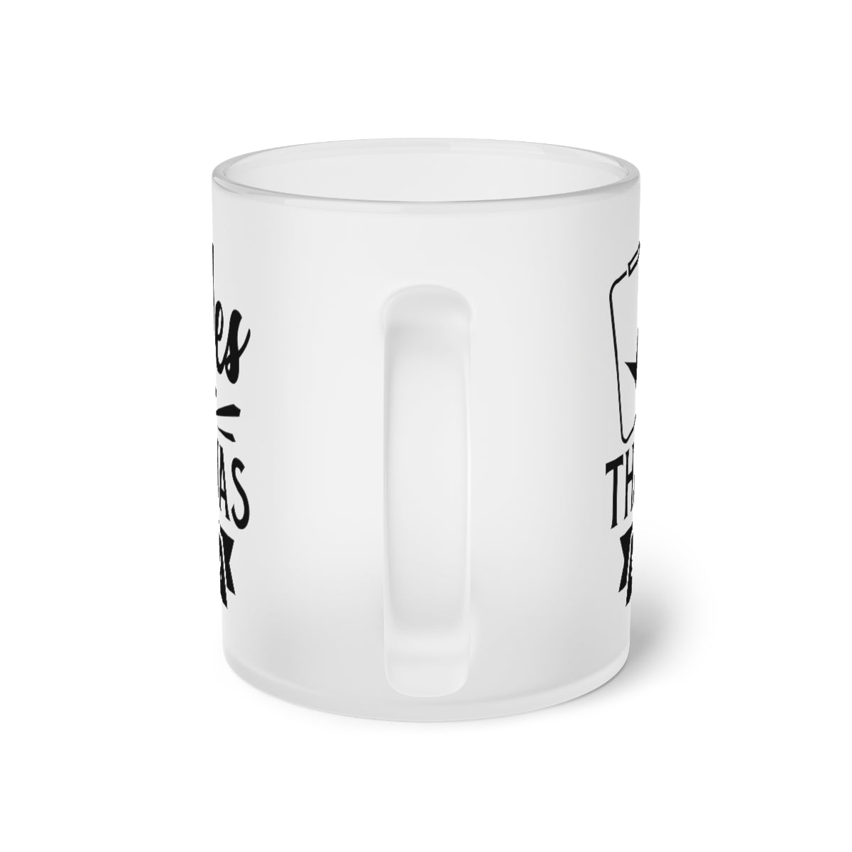 Yes That Was Sarcasm Frosted Glass Mug