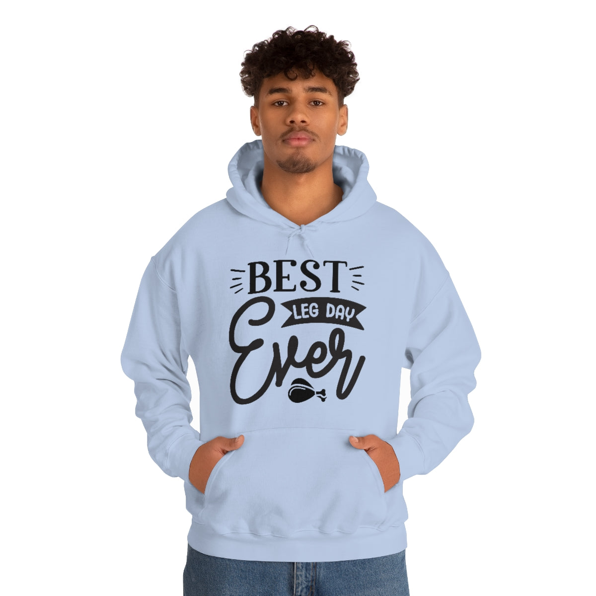 Best Leg Day Ever Unisex Heavy Blend™ Hooded Sweatshirt