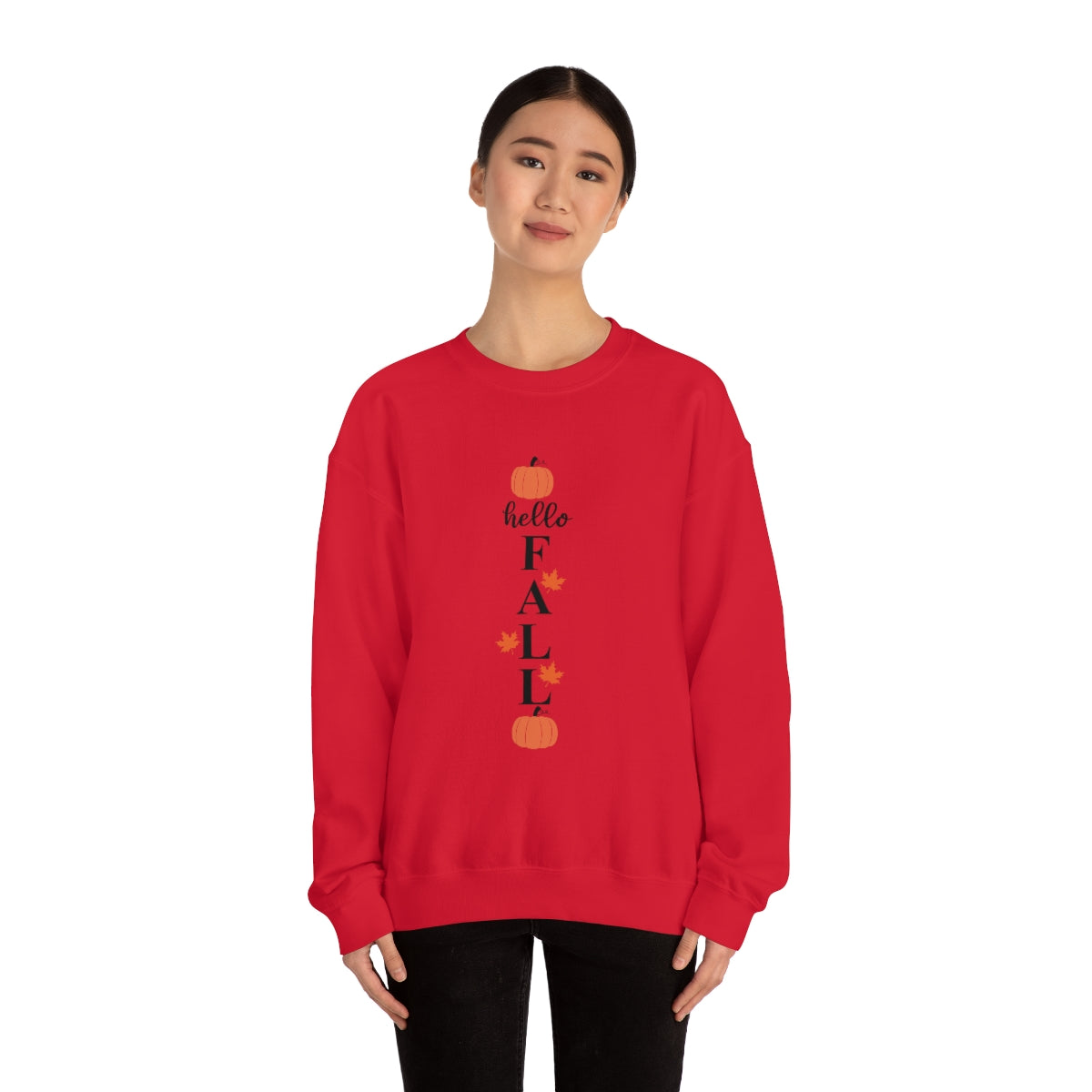 Hello Fall Unisex Heavy Blend™ Crewneck Sweatshirt