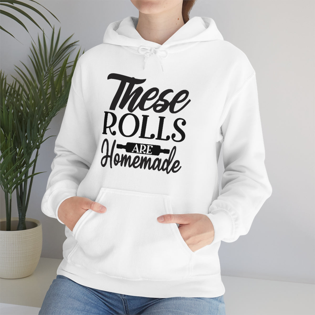 These Rolls Are Home Made Unisex Heavy Blend™ Hooded Sweatshirt