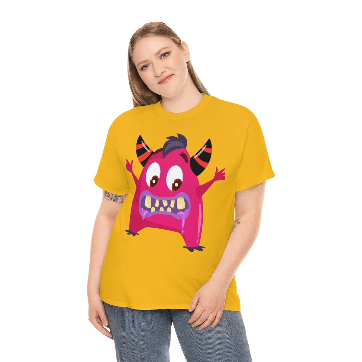 NFT Design Pink Monster Unisex Heavy Cotton Tee