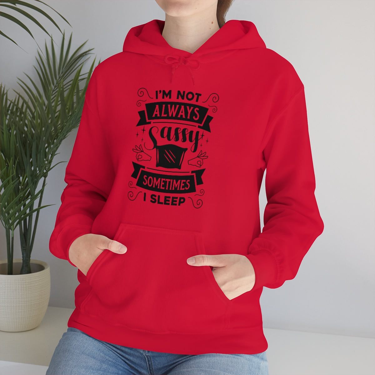 I'm Not Always Sassy Sometimes I Sleep Unisex Heavy Blend™ Hooded Sweatshirt