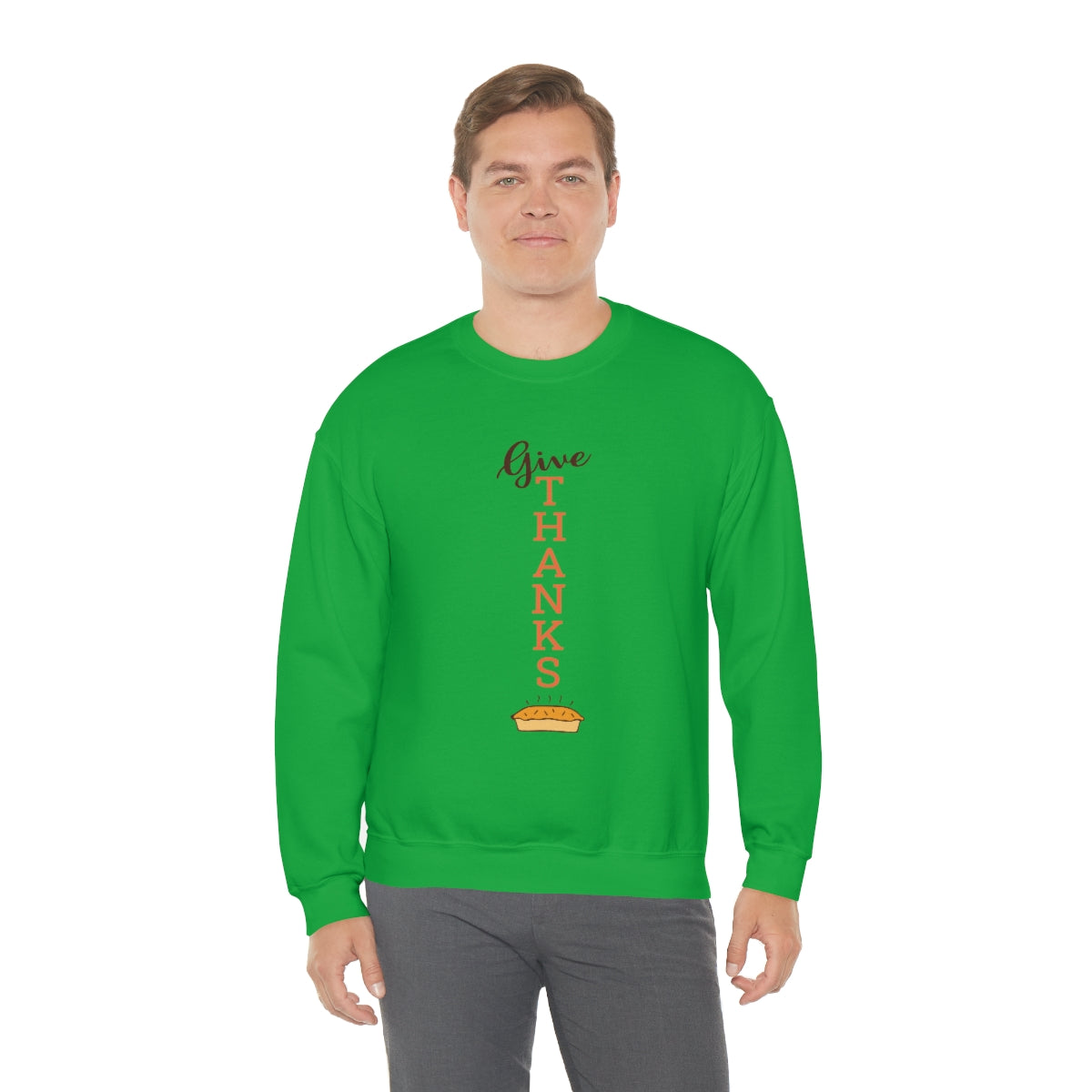 Give Thanks Unisex Heavy Blend™ Crewneck Sweatshirt