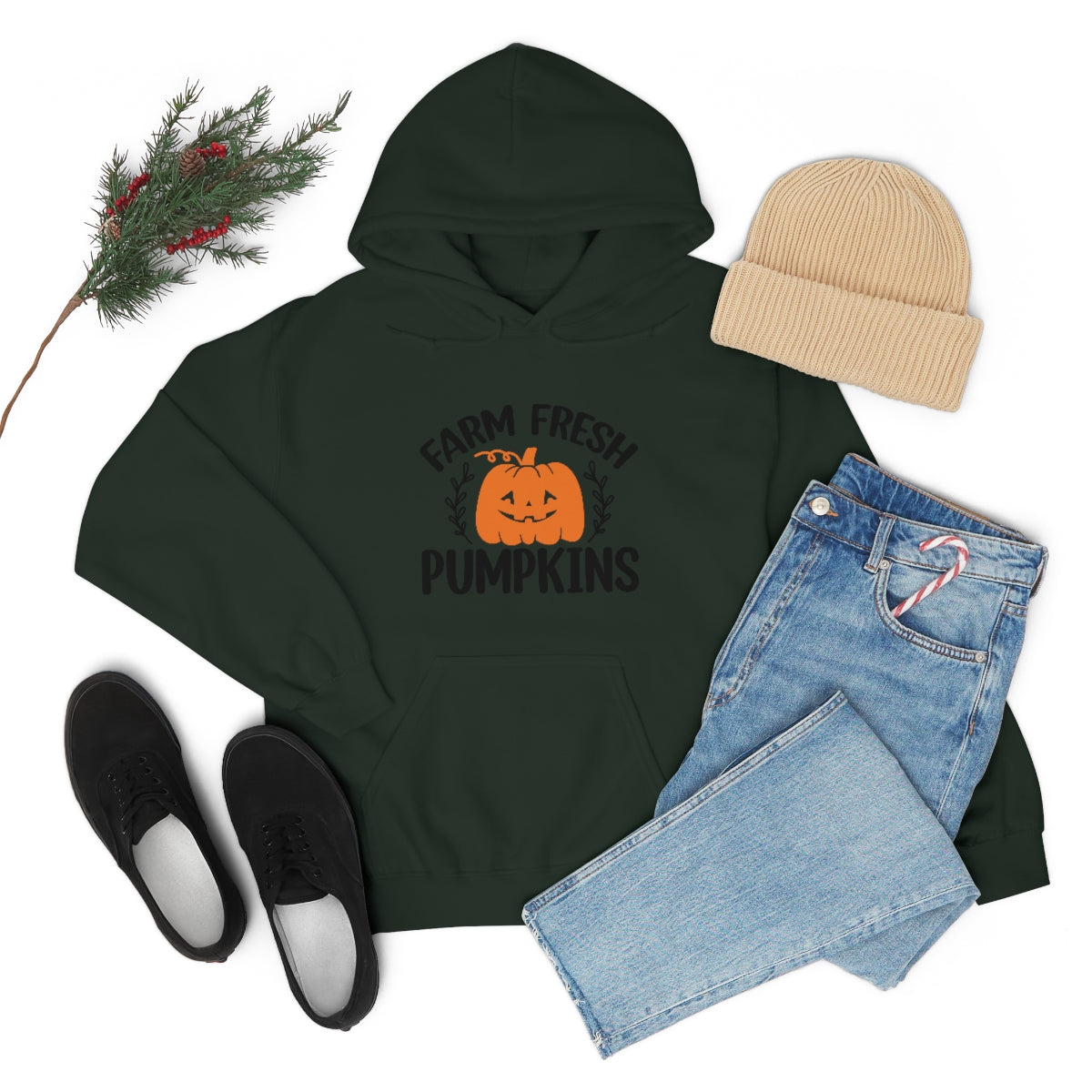 Farm Fresh Pumpkins Unisex Heavy Blend™ Hooded Sweatshirt