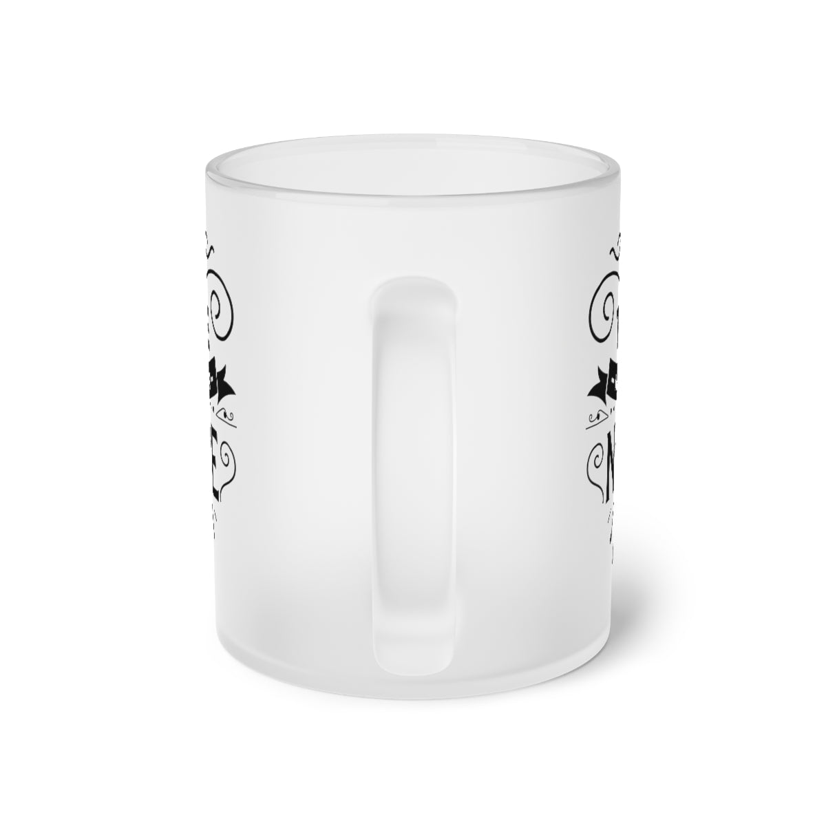 The Answer Nope Frosted Glass Mug