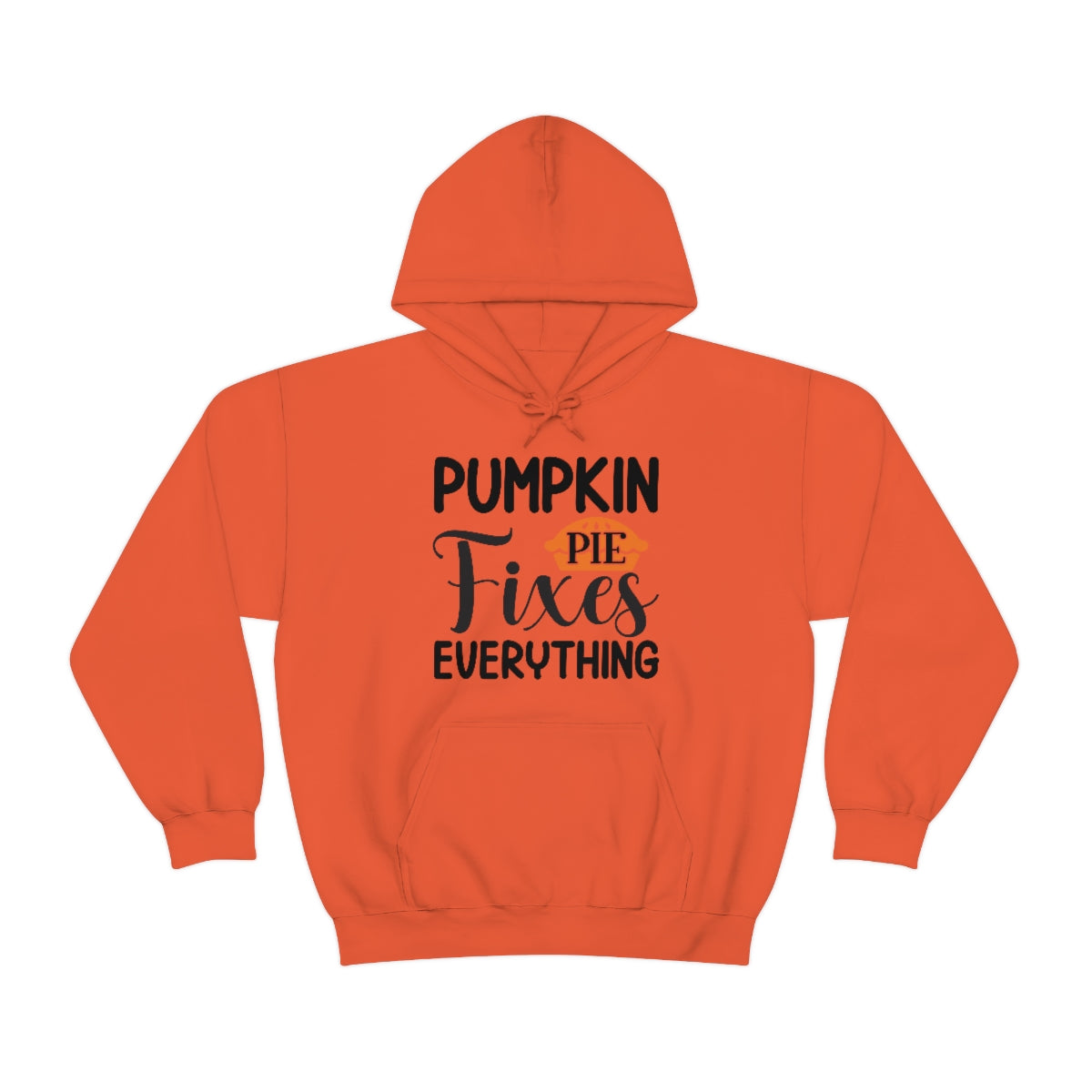 Pumpkin Pie Fixes Everything Unisex Heavy Blend™ Hooded Sweatshirt