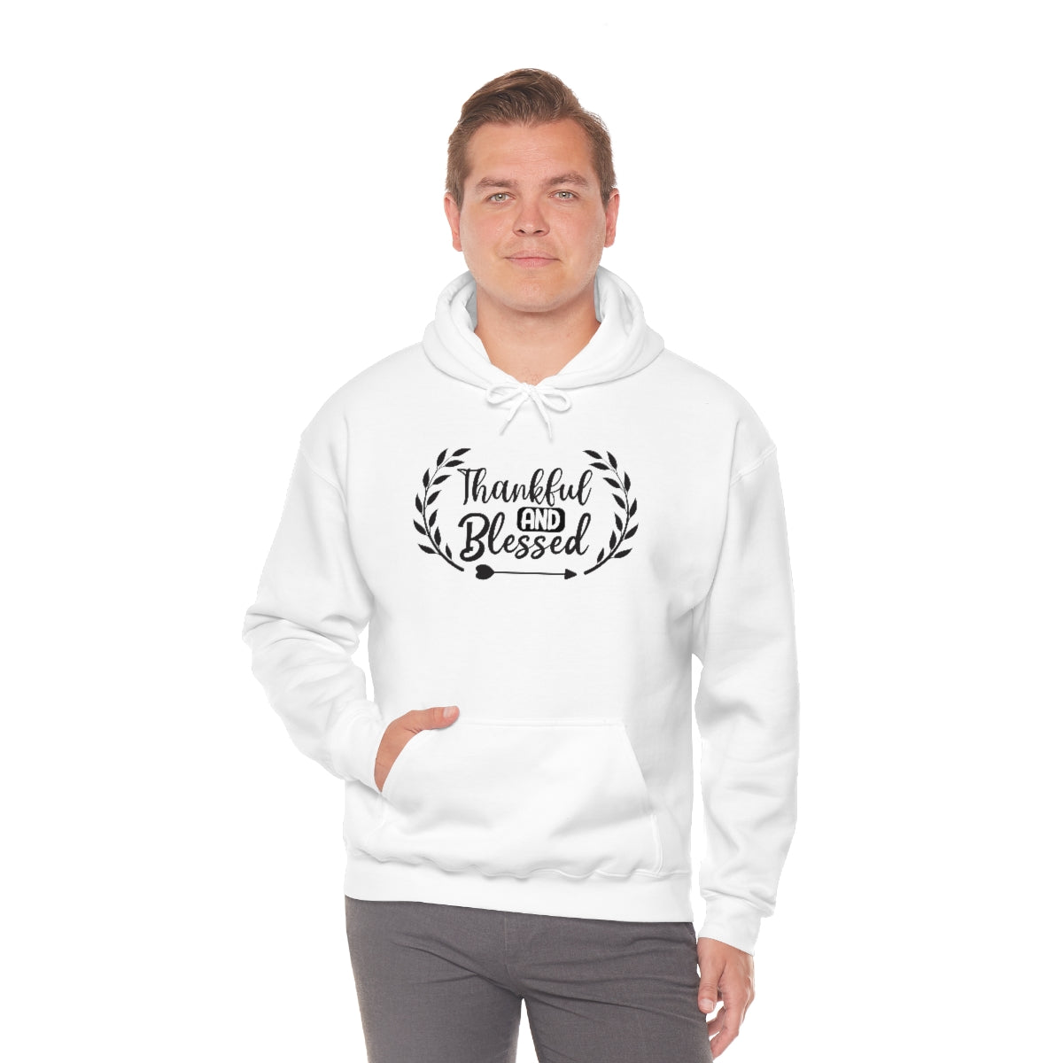 Thankful and Blessed Unisex Heavy Blend™ Hooded Sweatshirt