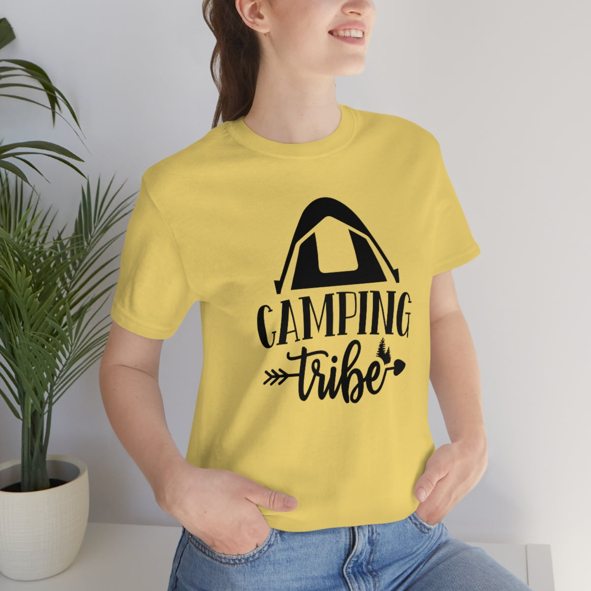 Camping Tribe Unisex Jersey Short Sleeve Tee