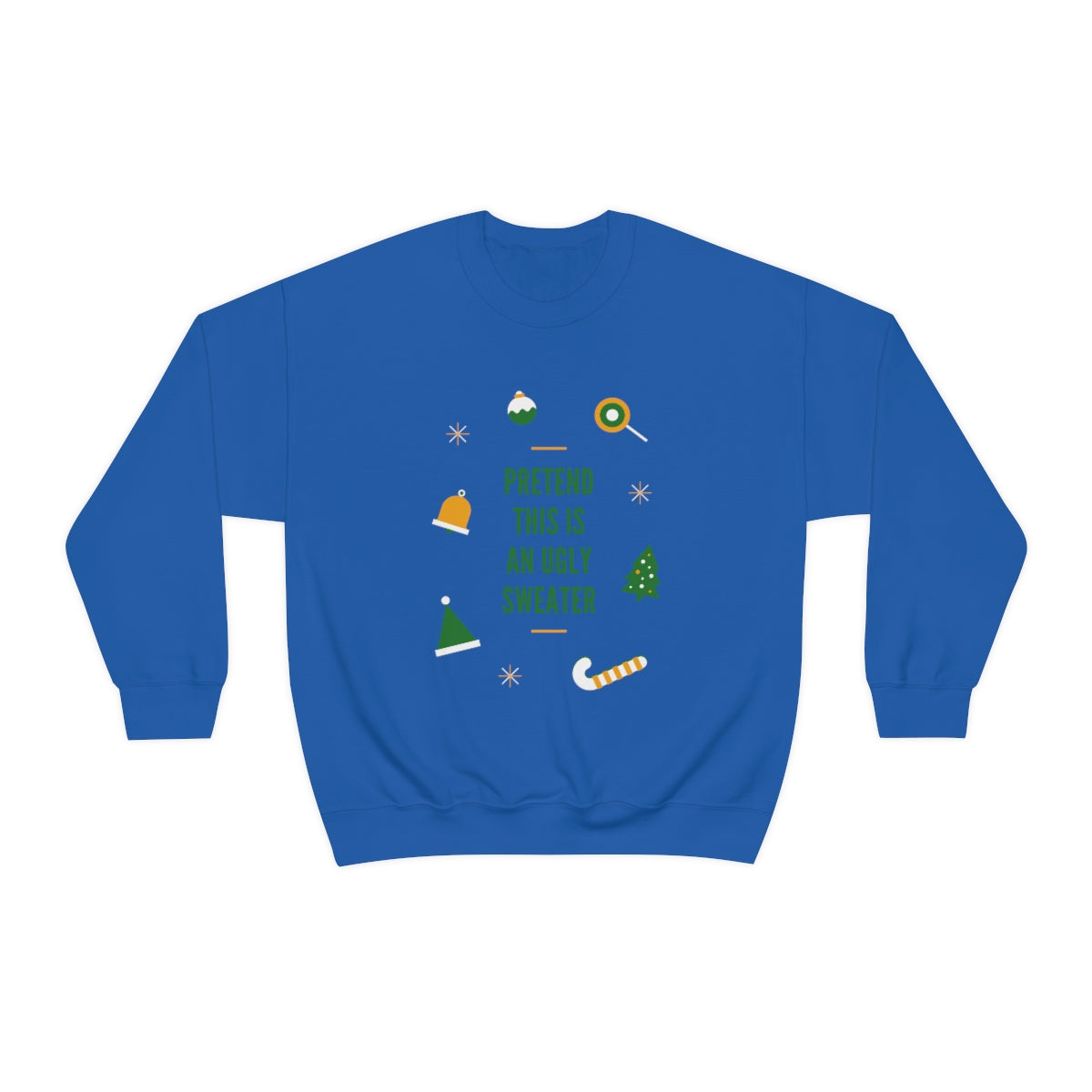 Pretend This is An Ugly Sweater Unisex Heavy Blend™ Crewneck Sweatshirt