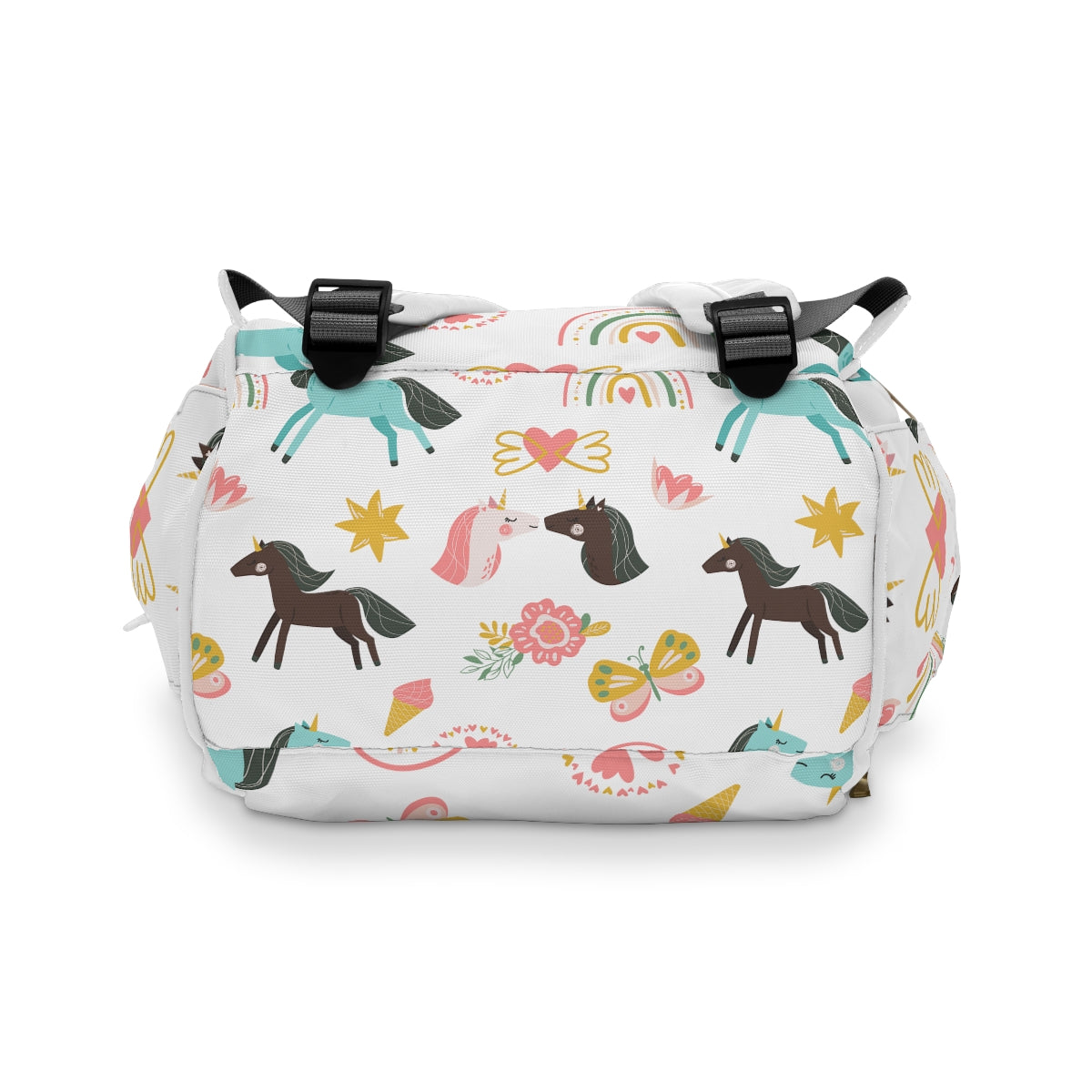 Unicorns & Rainbows Multifunctional Diaper Backpack