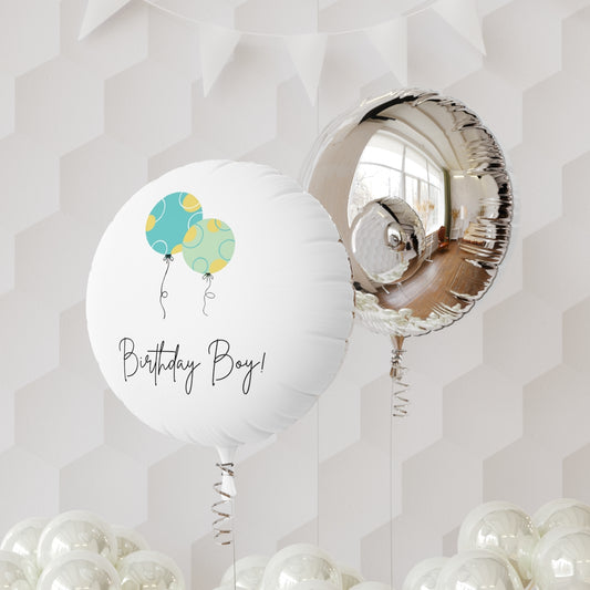 Birthday Boy Happy Birthday Helium Balloon