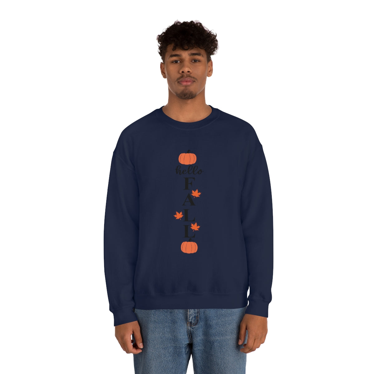 Hello Fall Unisex Heavy Blend™ Crewneck Sweatshirt