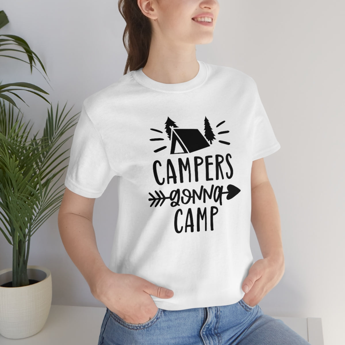 Campers Gonna Camp Unisex Jersey Short Sleeve Tee