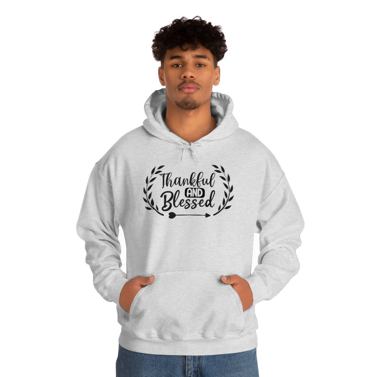 Thankful and Blessed Unisex Heavy Blend™ Hooded Sweatshirt