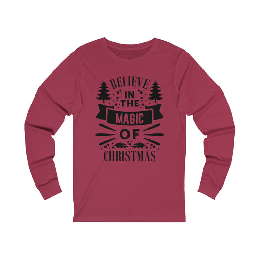 Believe in the Magic of Christmas Unisex Jersey Long Sleeve Tee