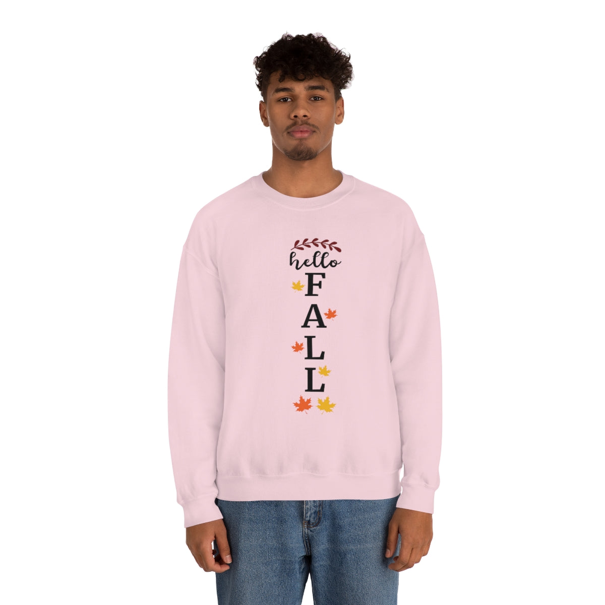 Hello Fall Unisex Heavy Blend™ Crewneck Sweatshirt