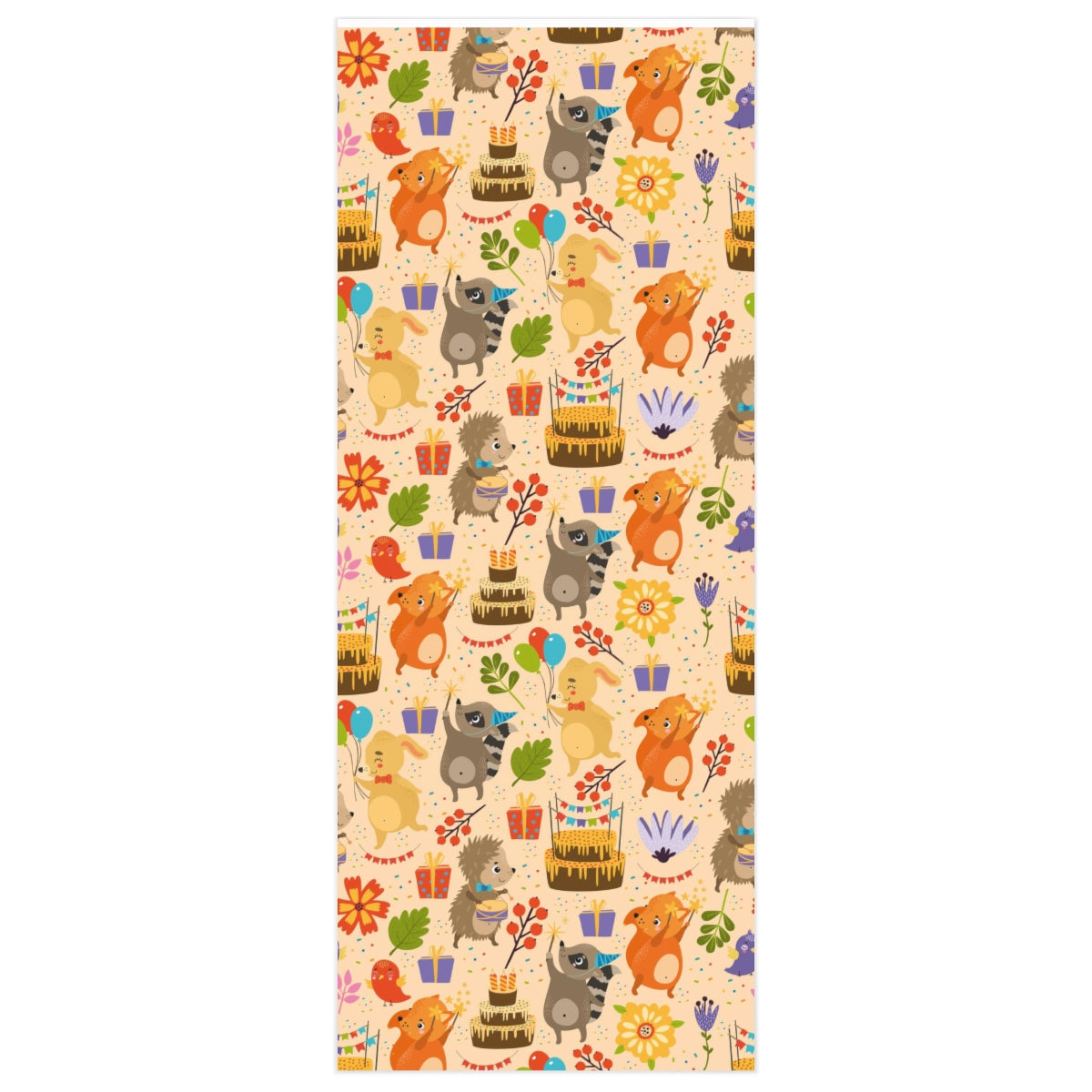 Animals Gifts Cakes & Ballons Wrapping Paper