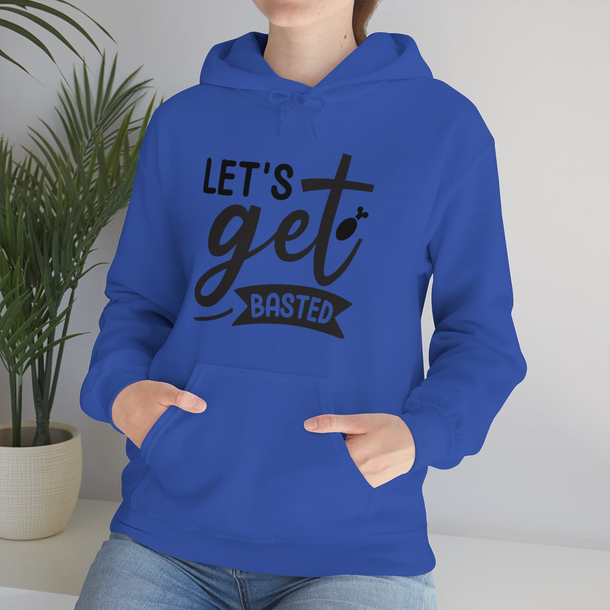 Lets Get Basted Unisex Heavy Blend™ Hooded Sweatshirt