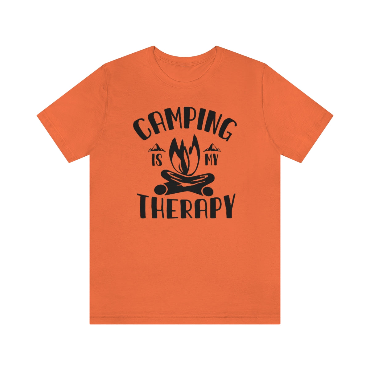 Camping is My Therapy Unisex Jersey Short Sleeve Tee