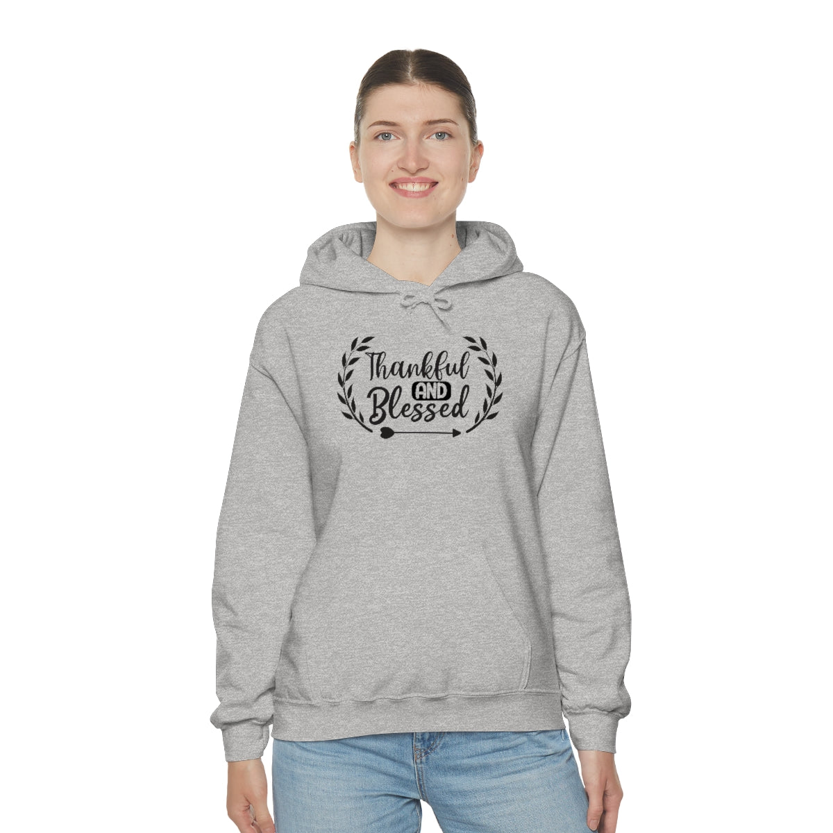 Thankful and Blessed Unisex Heavy Blend™ Hooded Sweatshirt