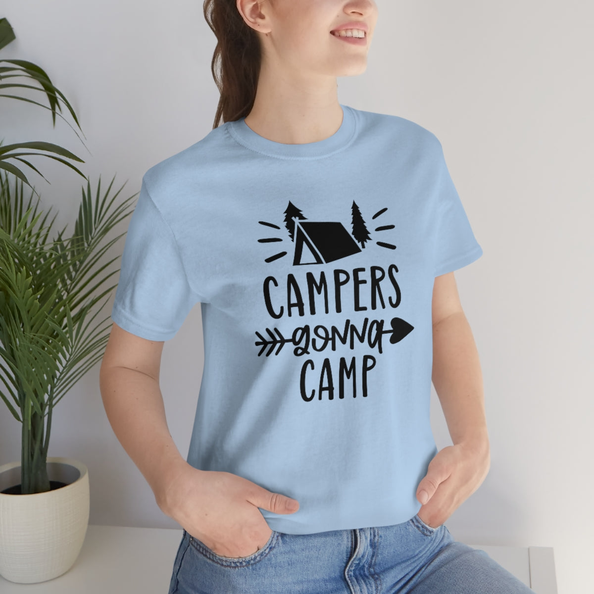 Campers Gonna Camp Unisex Jersey Short Sleeve Tee