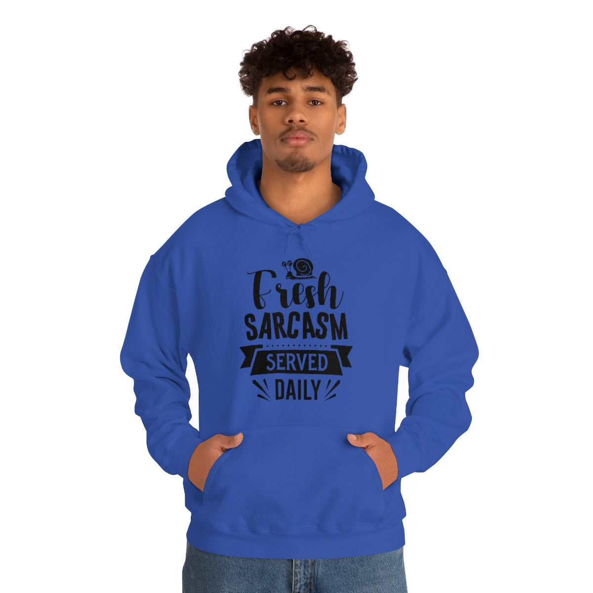 Fresh Sarcasm Served Daily Unisex Heavy Blend™ Hooded Sweatshirt