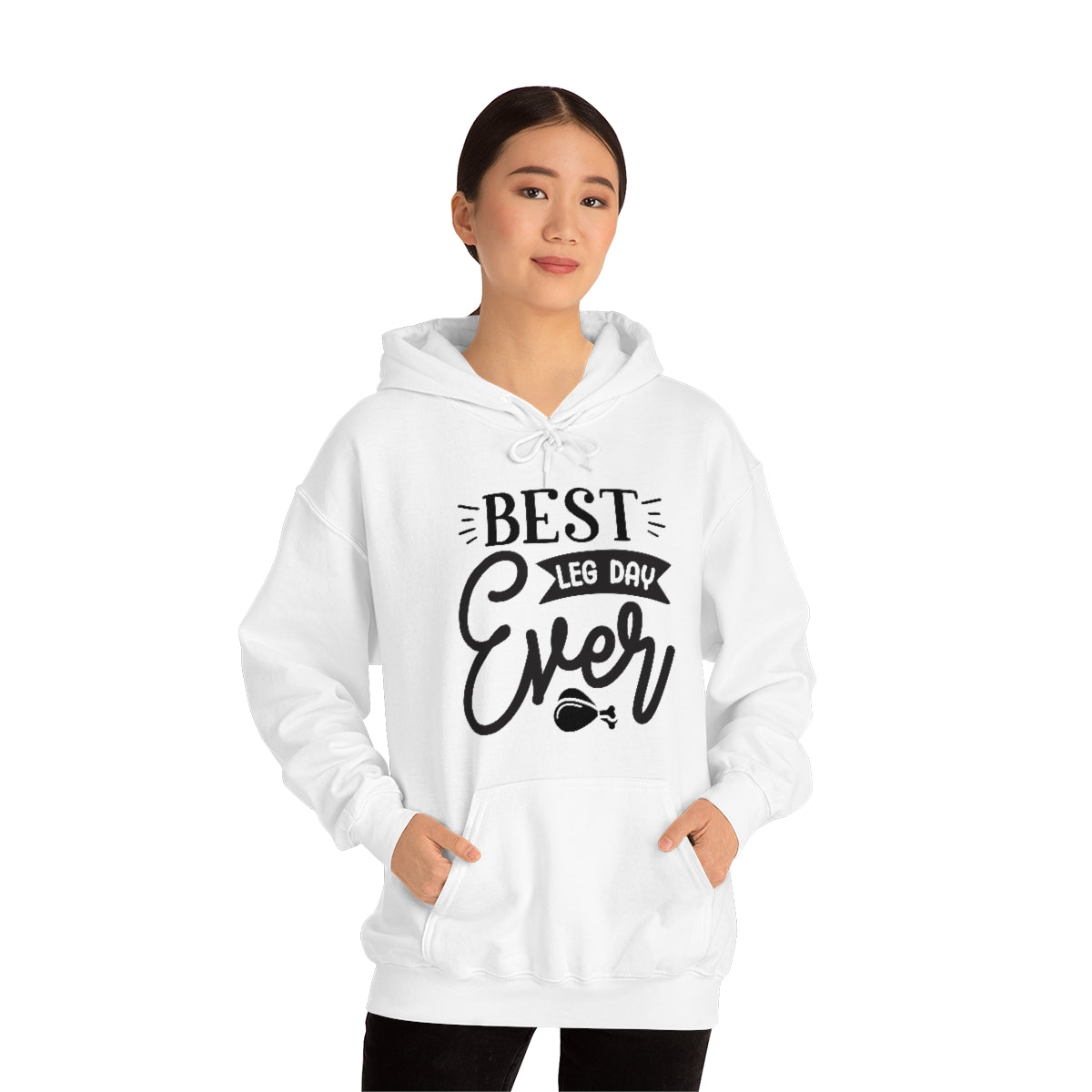 Best Leg Day Ever Unisex Heavy Blend™ Hooded Sweatshirt