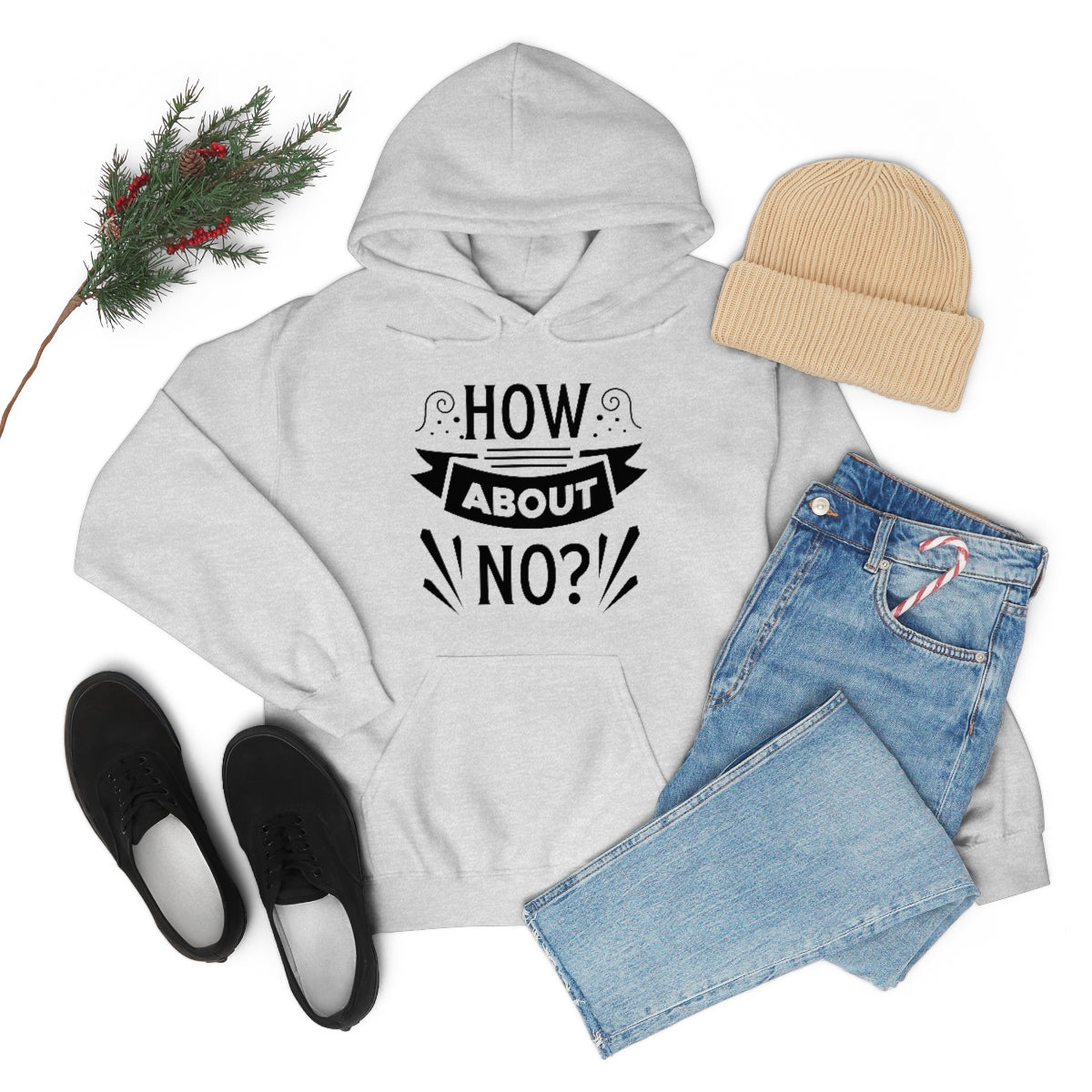 How About No Unisex Heavy Blend™ Hooded Sweatshirt