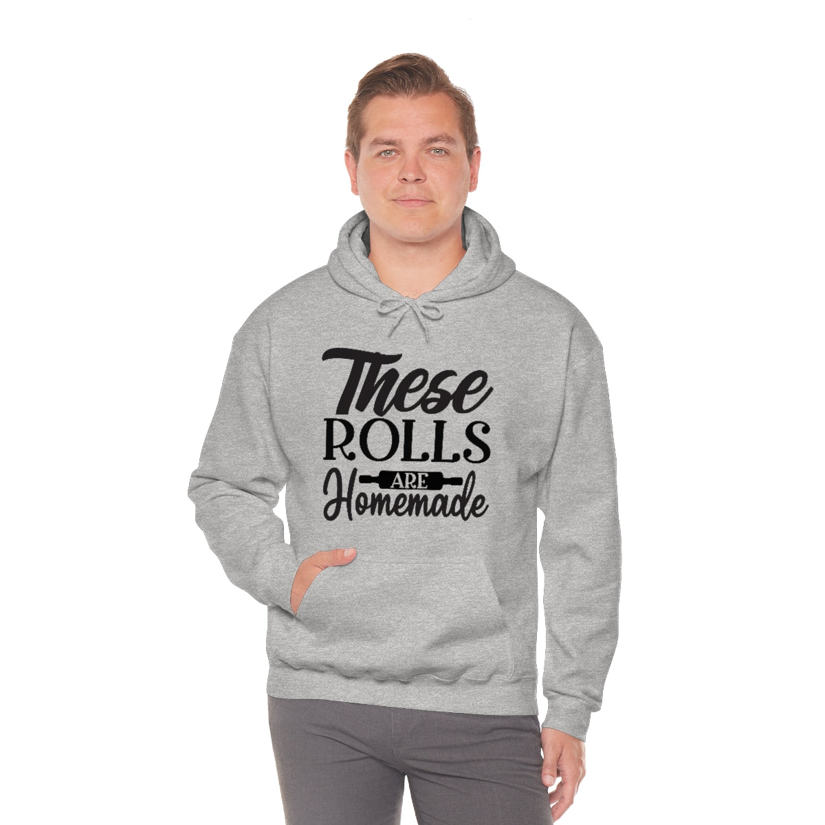 These Rolls Are Home Made Unisex Heavy Blend™ Hooded Sweatshirt