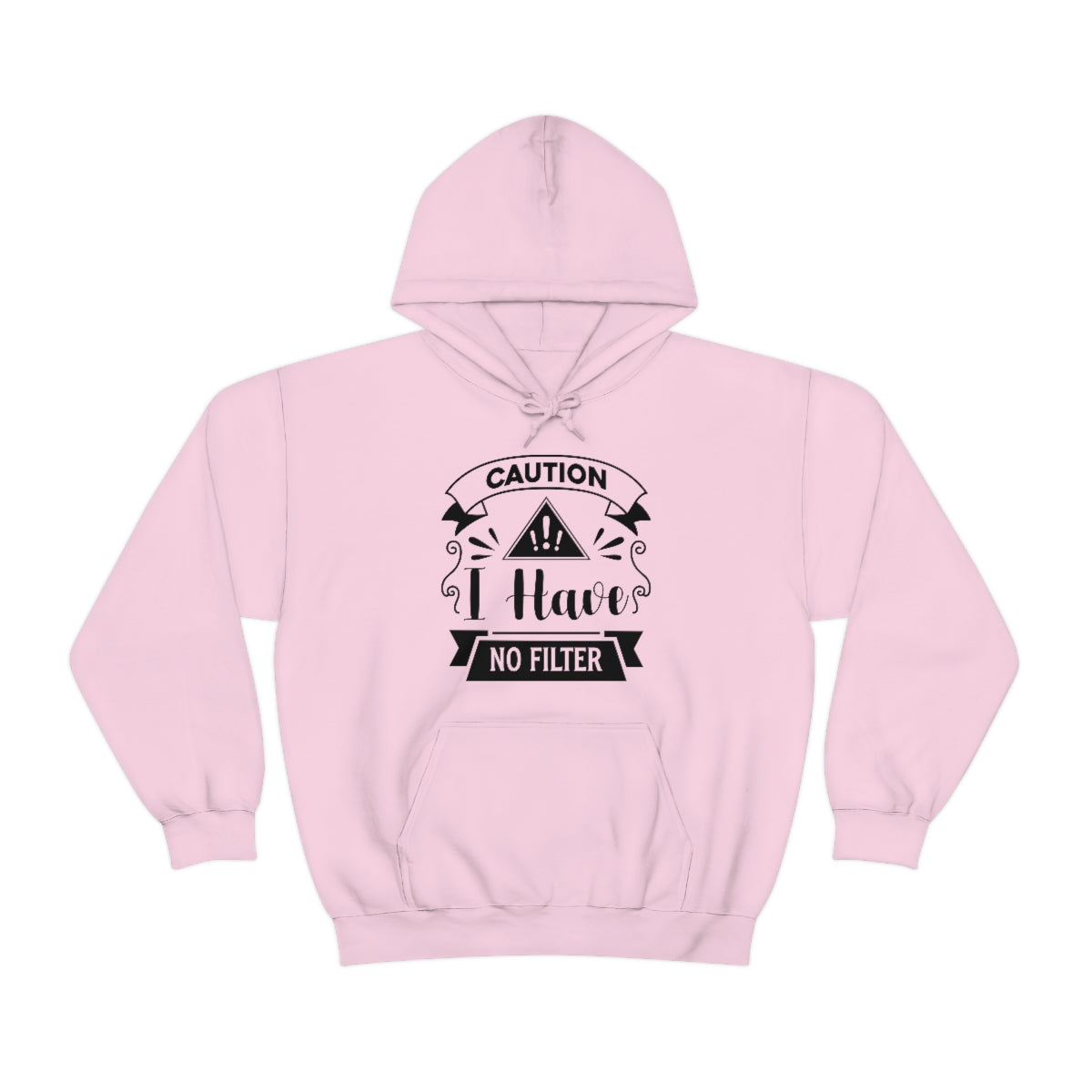 Caution I Have No Filter Unisex Heavy Blend™ Hooded Sweatshirt