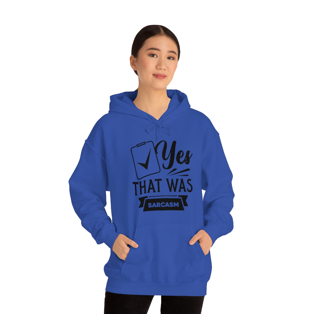 Yes That Was Sarcasm Unisex Heavy Blend™ Hooded Sweatshirt