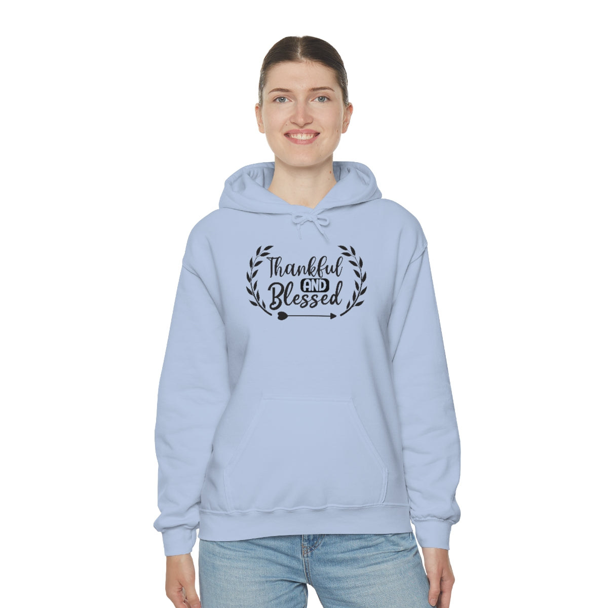 Thankful and Blessed Unisex Heavy Blend™ Hooded Sweatshirt