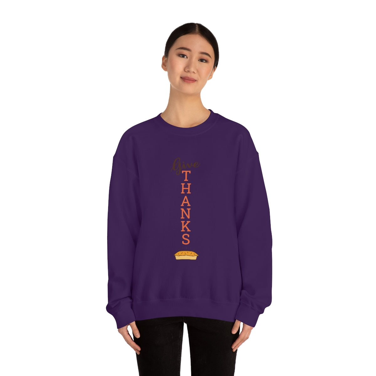 Give Thanks Unisex Heavy Blend™ Crewneck Sweatshirt