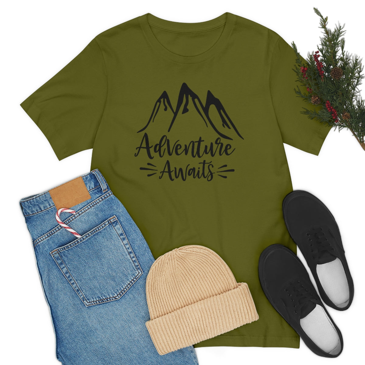 Adventure Awaits Unisex Jersey Short Sleeve Tee