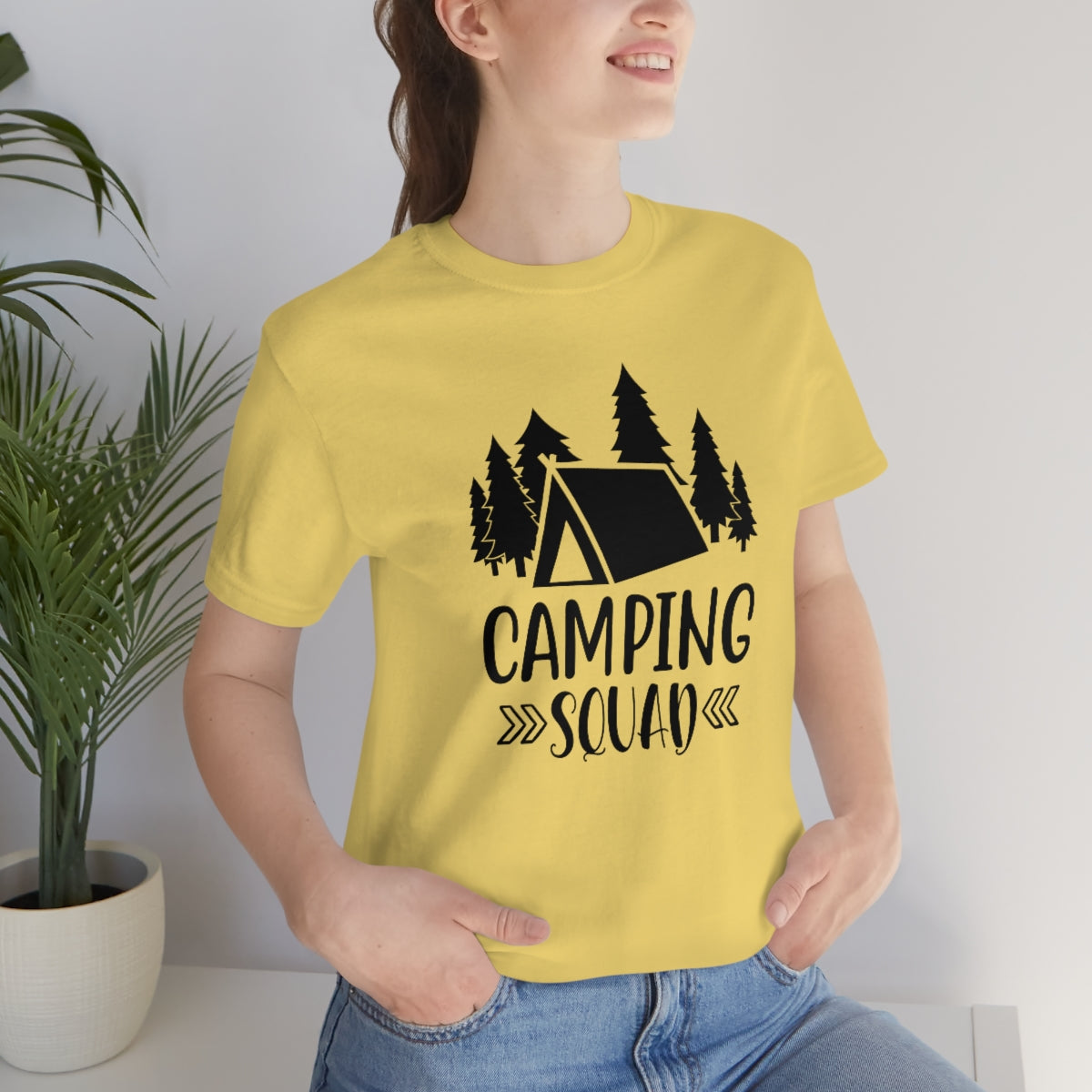 Camping Squad Unisex Jersey Short Sleeve Tee