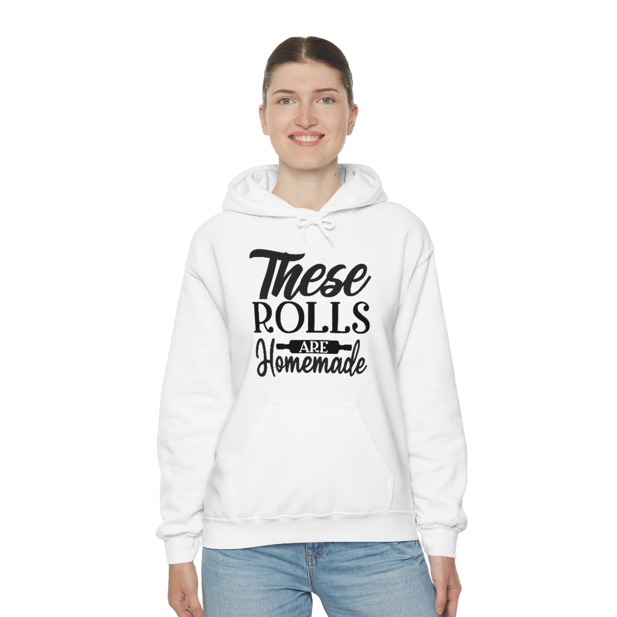 These Rolls Are Home Made Unisex Heavy Blend™ Hooded Sweatshirt