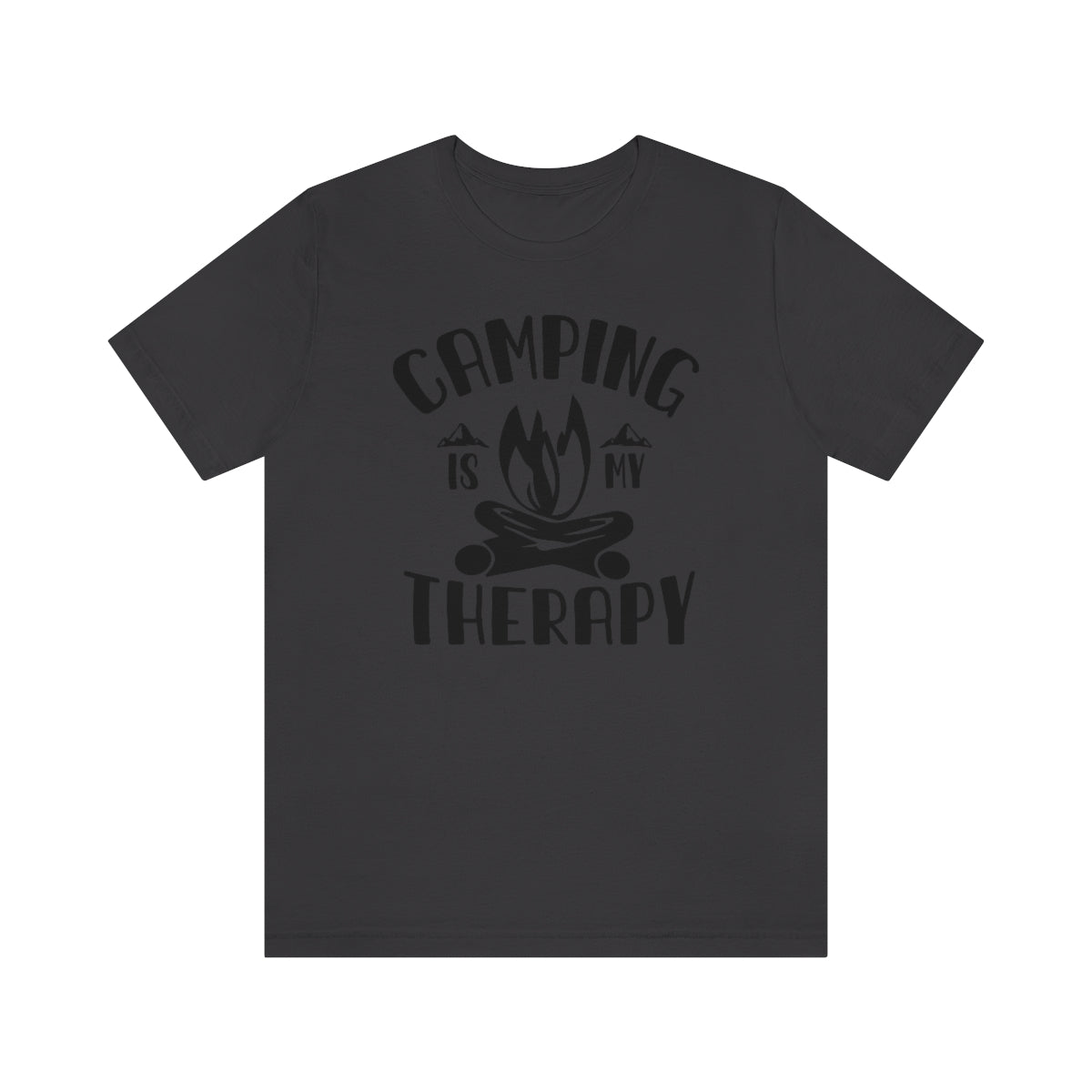 Camping is My Therapy Unisex Jersey Short Sleeve Tee