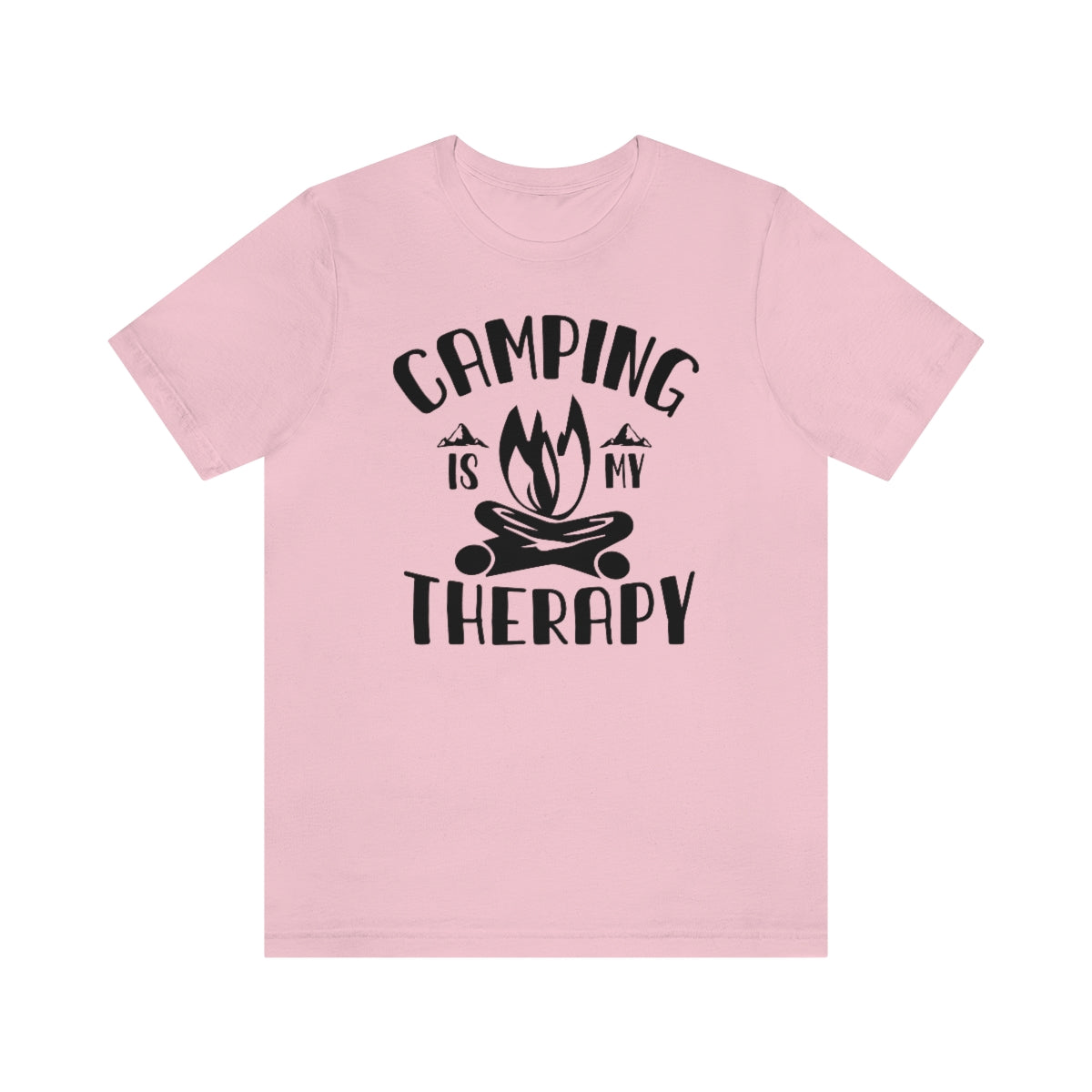 Camping is My Therapy Unisex Jersey Short Sleeve Tee