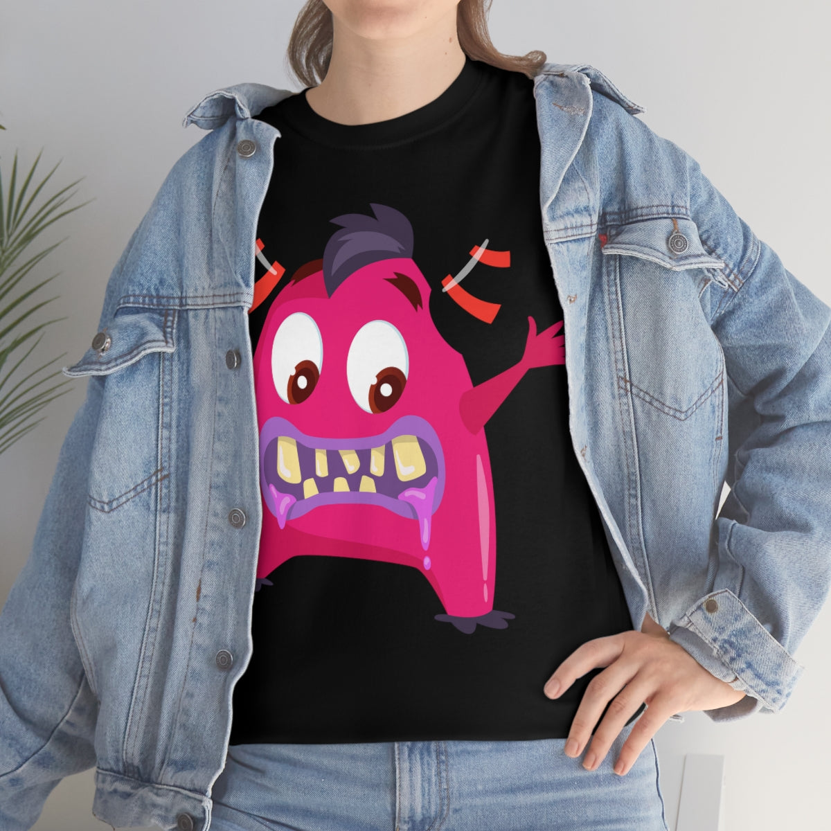 NFT Design Pink Monster Unisex Heavy Cotton Tee