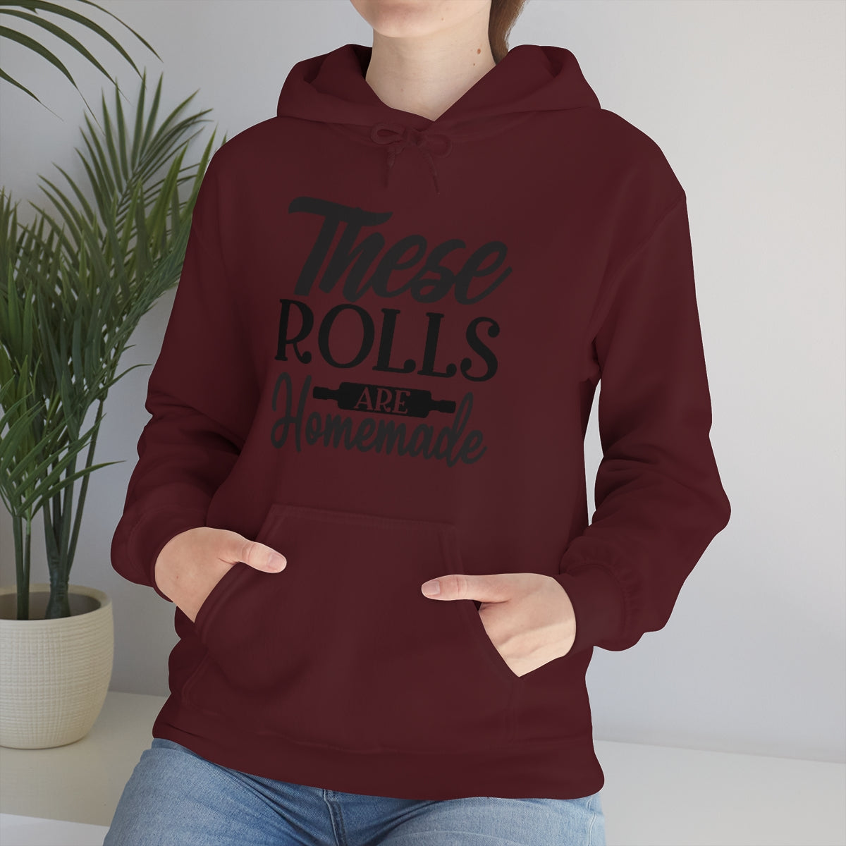 These Rolls Are Home Made Unisex Heavy Blend™ Hooded Sweatshirt