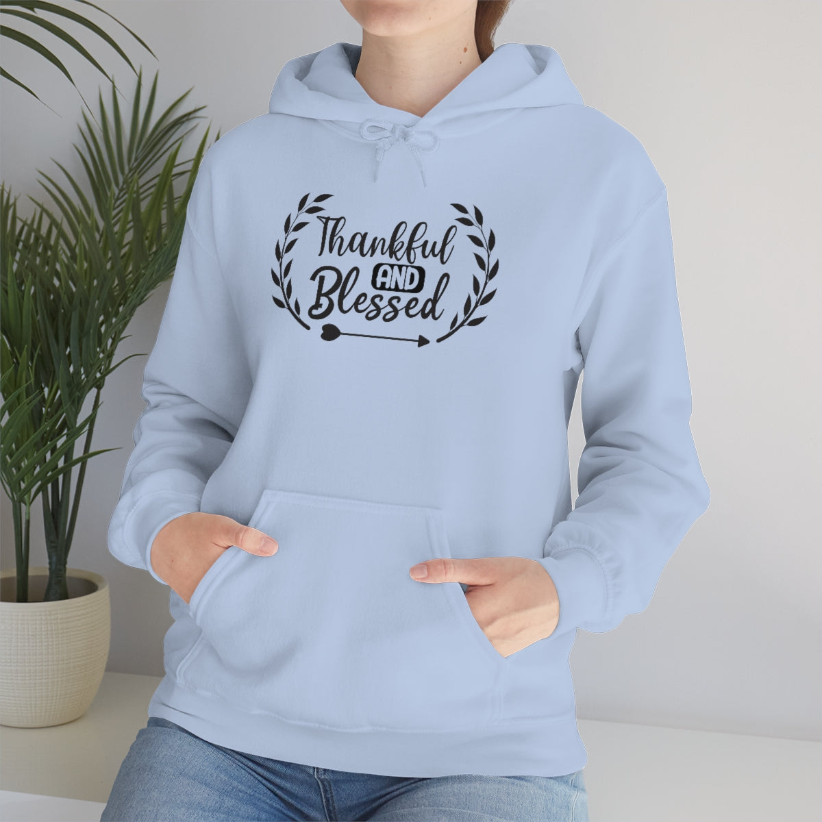 Thankful and Blessed Unisex Heavy Blend™ Hooded Sweatshirt