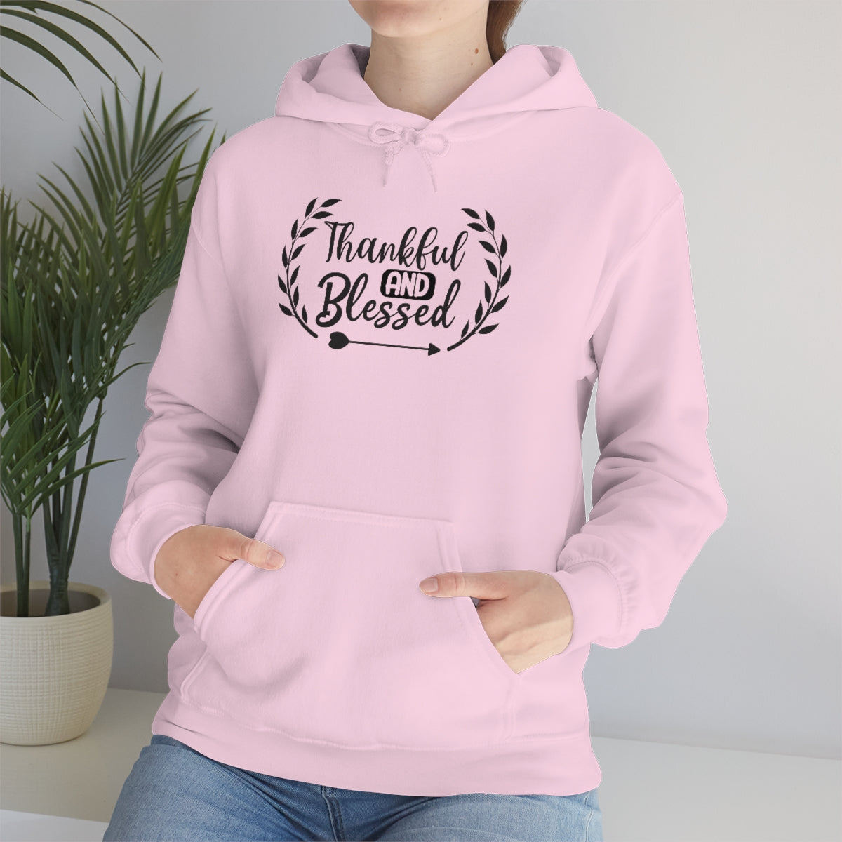 Thankful and Blessed Unisex Heavy Blend™ Hooded Sweatshirt