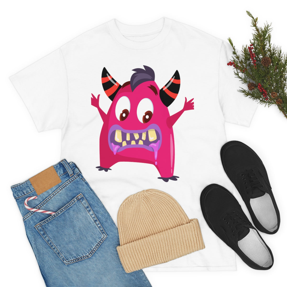 NFT Design Pink Monster Unisex Heavy Cotton Tee