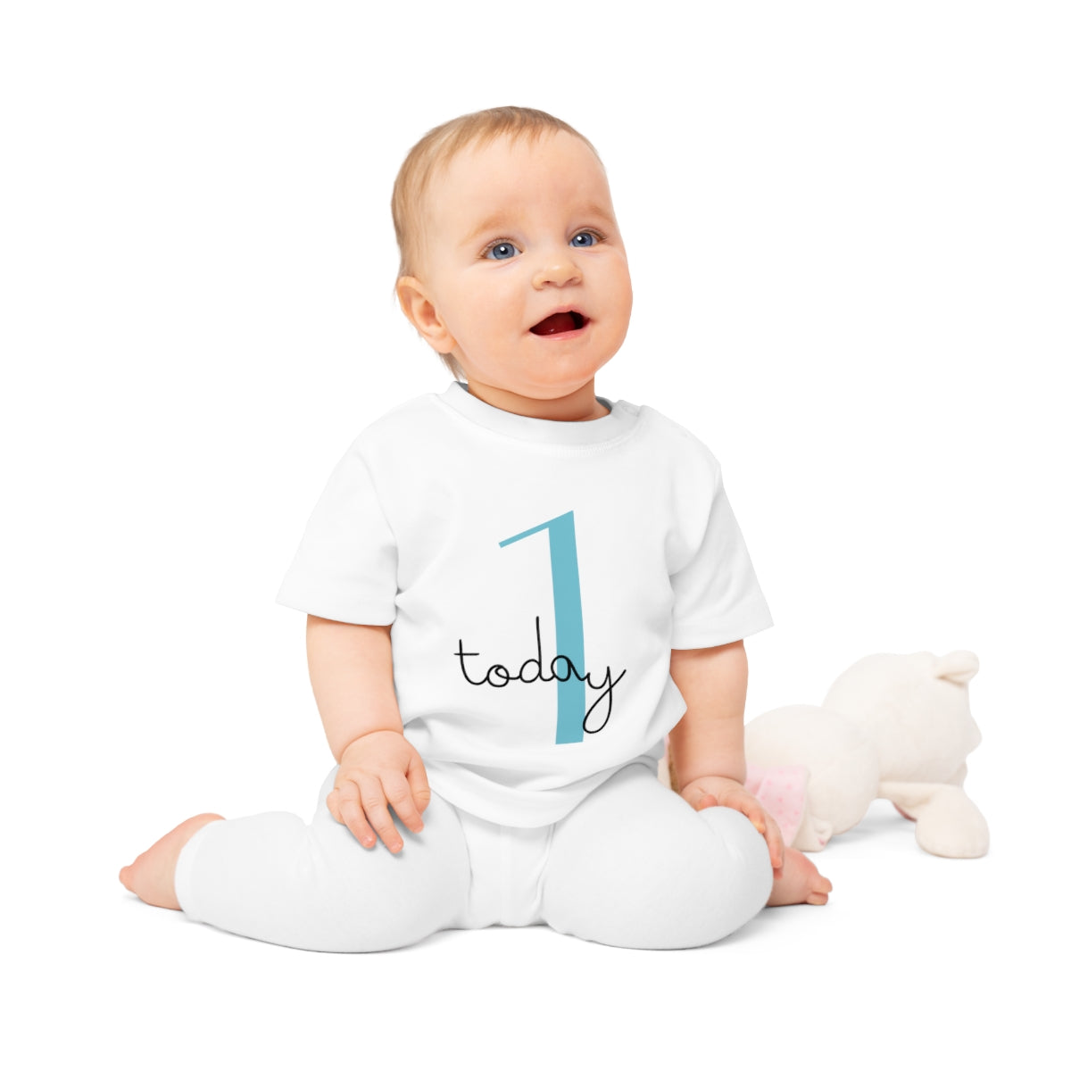 1 Today (Blue) Birthday Baby T-Shirt