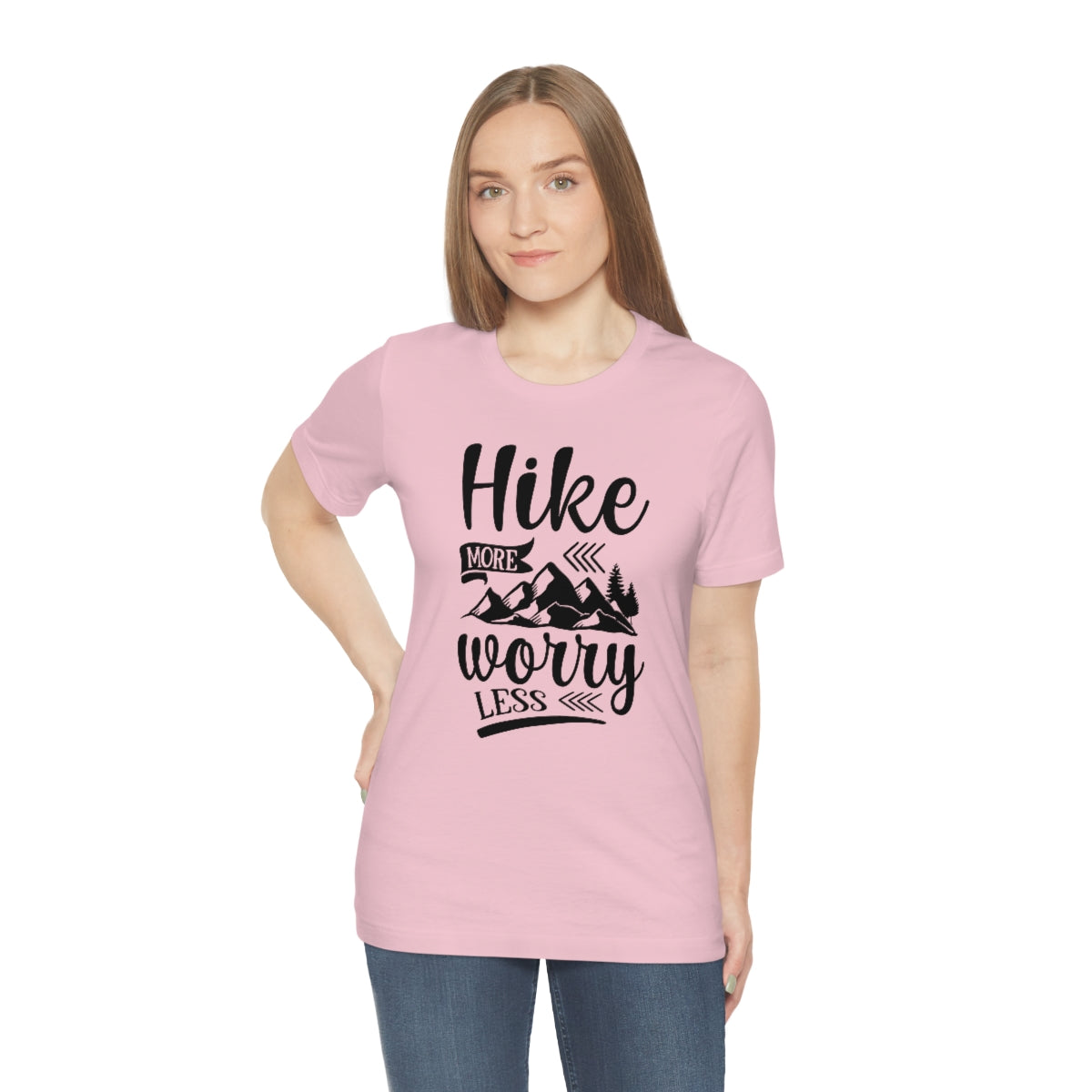 Hike More Worry Less Unisex Jersey Short Sleeve Tee