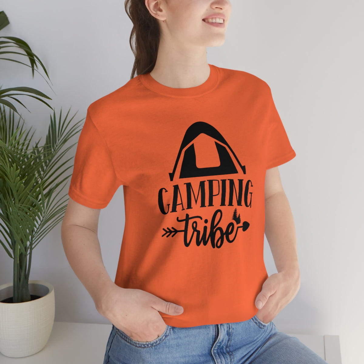 Camping Tribe Unisex Jersey Short Sleeve Tee