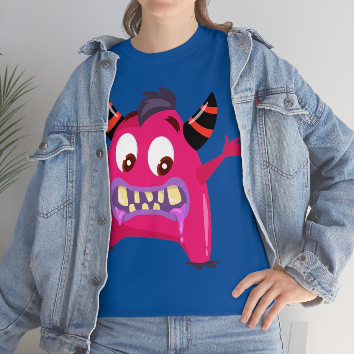 NFT Design Pink Monster Unisex Heavy Cotton Tee