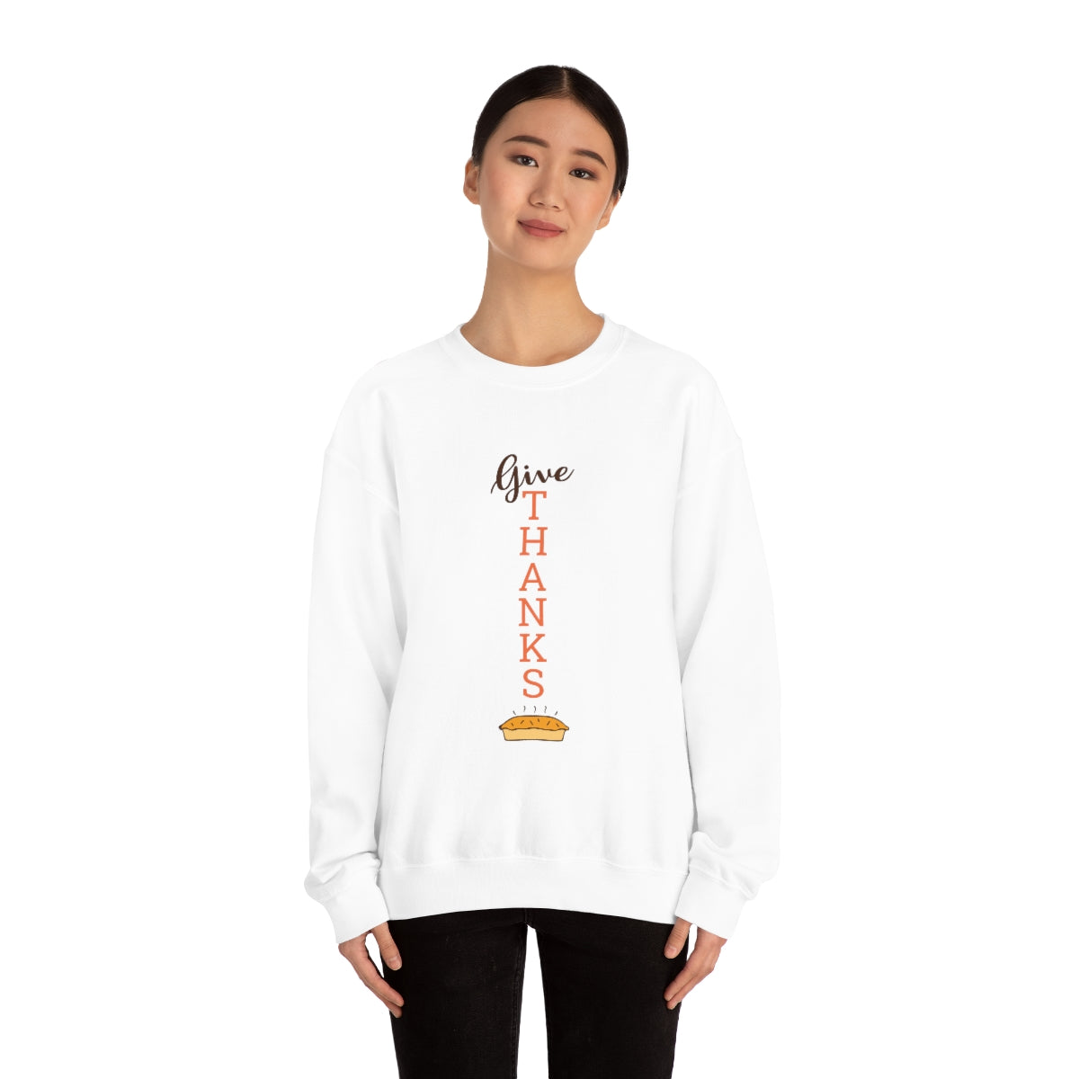 Give Thanks Unisex Heavy Blend™ Crewneck Sweatshirt